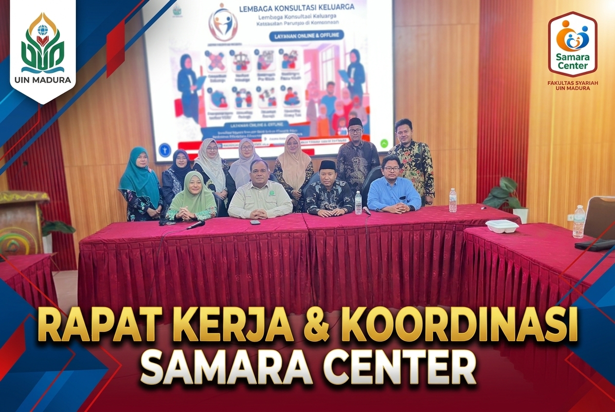 Rapat Kerja dan Koordinasi Samara Center Fakultas Syariah UIN Madura Bahas Arah Program dan Penguatan Promosi Internal Kampus